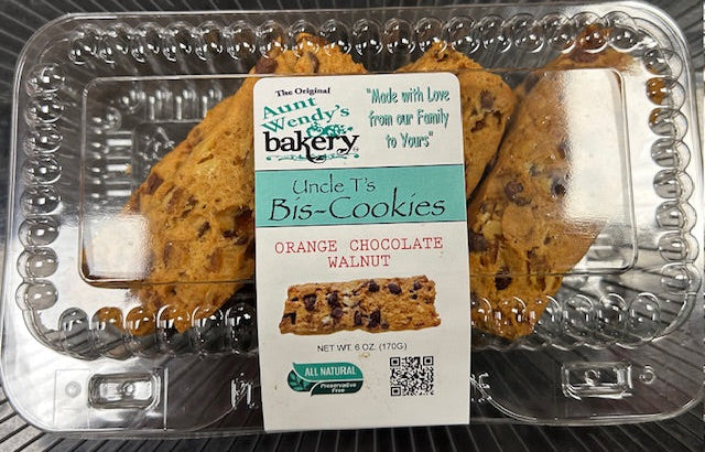 Uncle T's Bis-Cookie Orange Chocolate Walnut