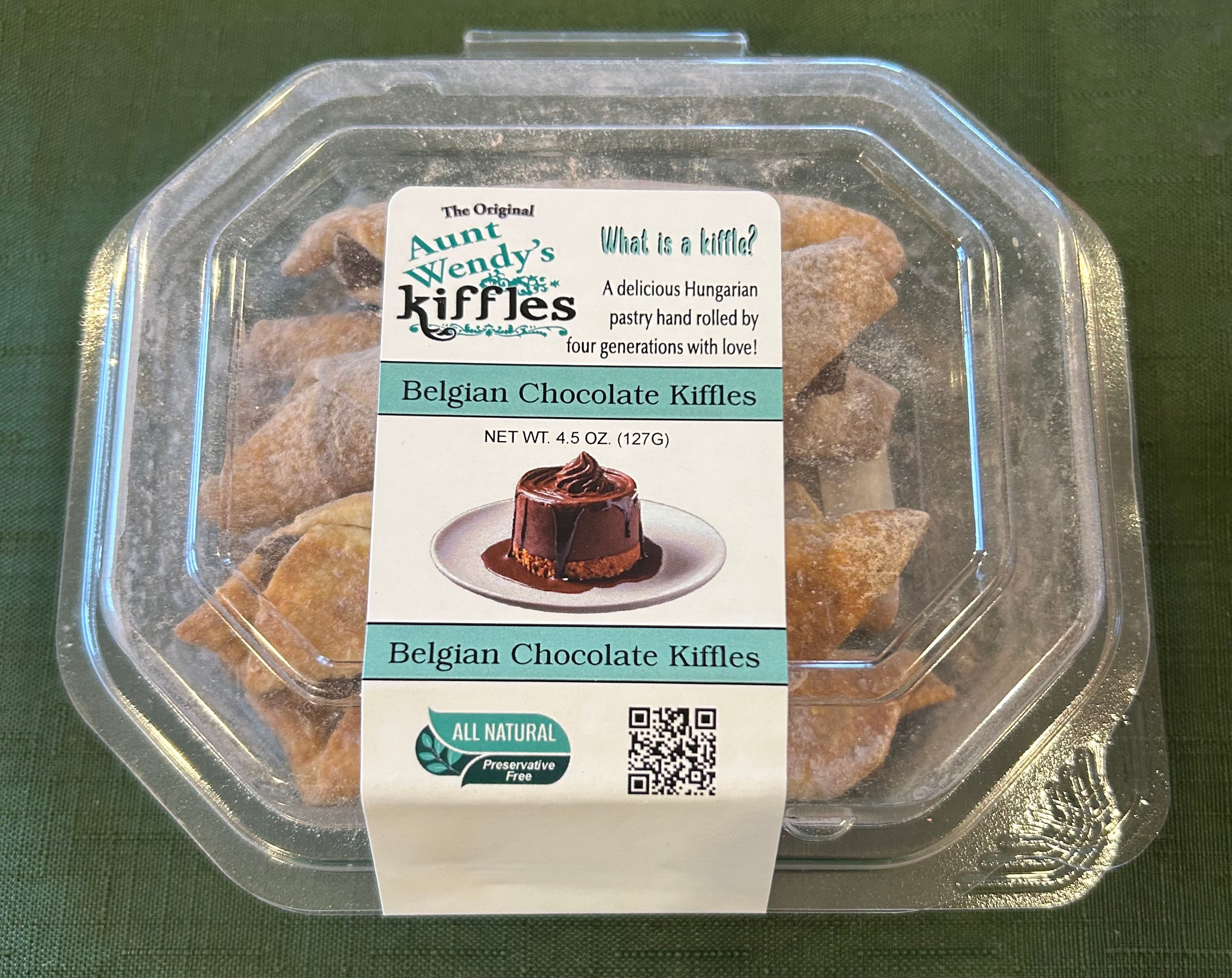 Belgian Chocolate Kiffles – Aunt Wendy's Bakery