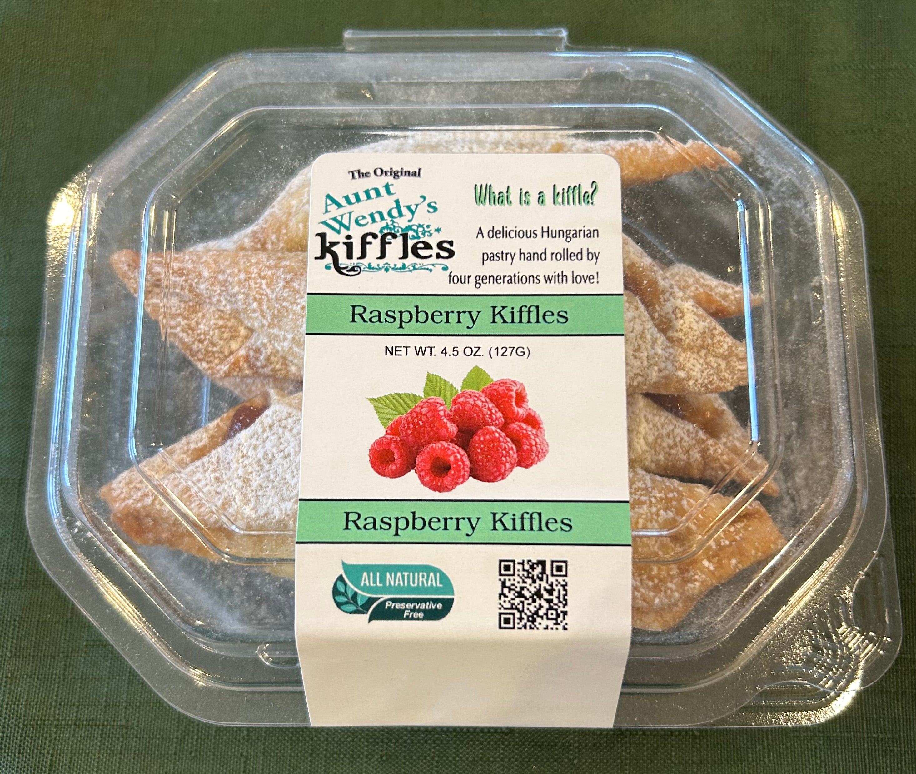 Raspberry Kiffles – Aunt Wendy's Bakery